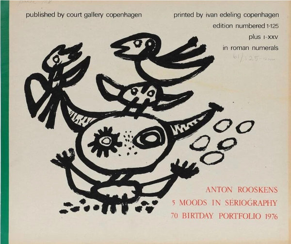 Anton Rooskens - 5 moods in seriography - I (1976)
