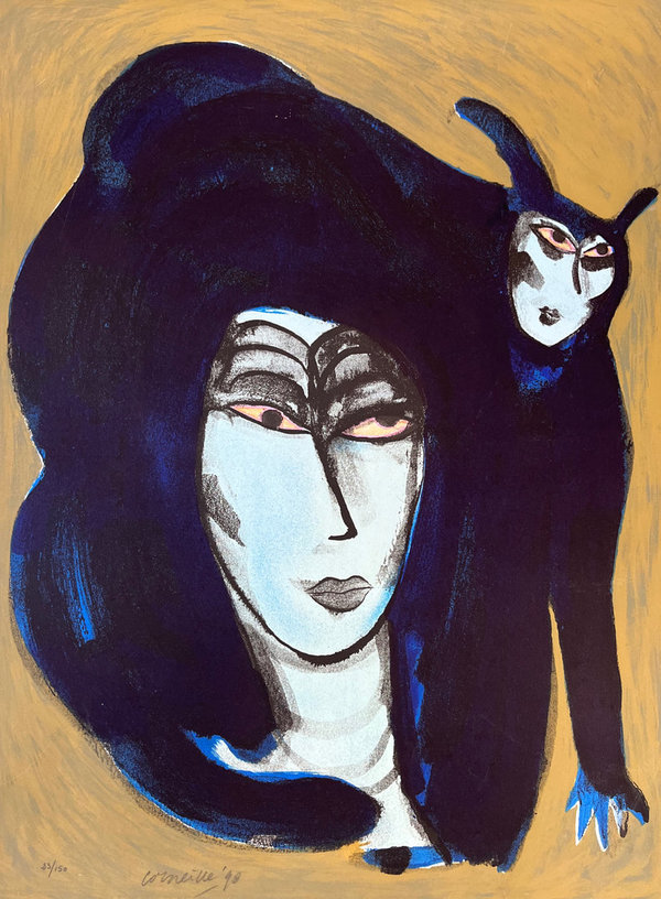 Corneille - Femme au chat bleu (1998)