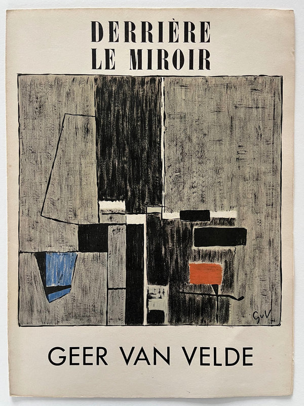 Derrière le Miroir Numéro 51 - GEER van VELDE - Galerie Maeght (Novembre 1952)